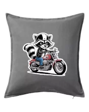 Mýval na motorce kreslený