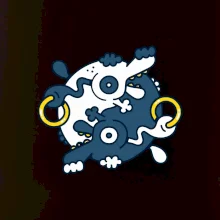 Yin & Yang  abstraktní psi