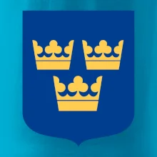 Švédský znak tři korunky na prso