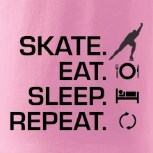 Eat sleep skate - lední bruslení