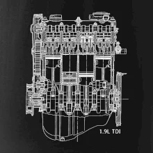 Motor Škoda/ VW 1.9L  TDI ze předu