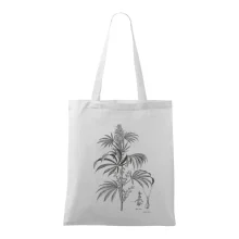 Konopí kytka černobílá