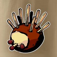 Kaštanový ježeček - prso