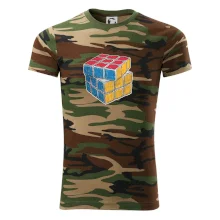 Rubikova kostka kreslená