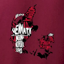 Mapy - názvy měst - Dánsko