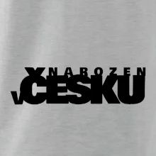 Nápis - Narozen v Česku