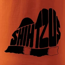 Shih-tzu - nápis v těle