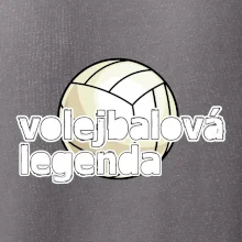 Volejbalová legenda - bílé písmo