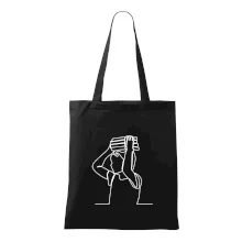 Student a kniha jedním tahem