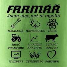 Symboly farmář - Traktorista a partner