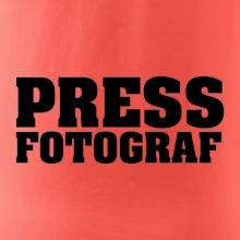 Novinář nápis - Press Fotograf