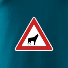 Dopravní značka - Pozor vlk