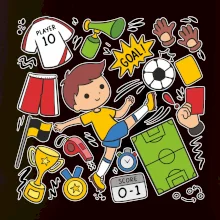 Malý fotbalista ikony