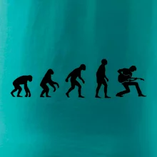 Evoluce kytarista - klečící