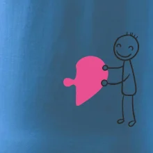 Párová trička puzzle postavička