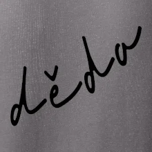 Mikina děda se jmény dětí