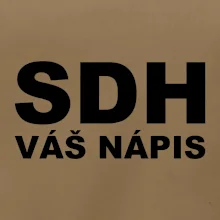 SDH nápis - vlastní nápis SDH nápis - vlastní nápis