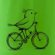 Ptáček na kole