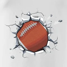 Americký fotbal míč v triku