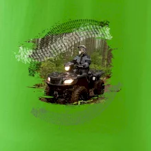 ATV čtyřkolka v lese