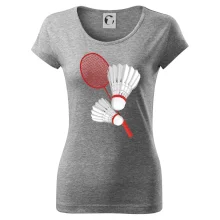 Badminton - pálka a košík