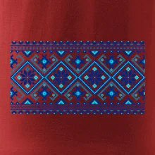 Ukrajinský vzor - modrý