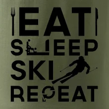 Eat sleep ski repeat