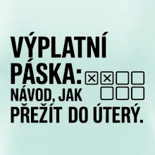 VÝPLATNÍ PÁSKA: Návod, jak přežít do úterý