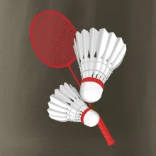 Badminton - pálka a košík