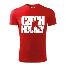 Czech hockey - nápis s hokejistou - Mistrovství světa v ledním hokeji 2026