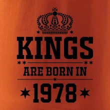 Kings are born in 1978