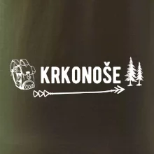 Krkonoše nápis