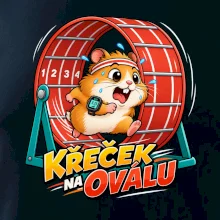Běžecký křeček na oválu