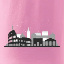 Řím silueta památky