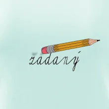 Zadaný tužka a guma