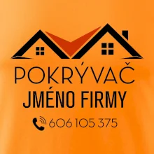 Tričko pro pokrývače - Dvě střechy