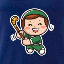 Ikona pozemní hokej kluk / holka