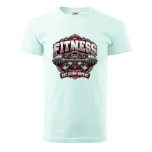 Fitness činka a závaží eat sleep repeat