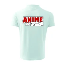 Anime nápis červený