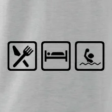 Eat sleep vodní pólo v řadě