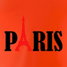 Paris nápis Eiffelova věž