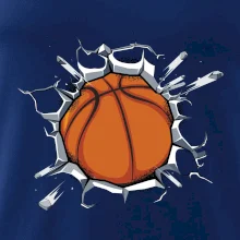Basketbal míč v triku Basketbal míč v triku