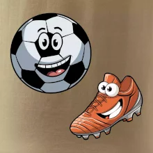 Parové triko - Kopačka a míč