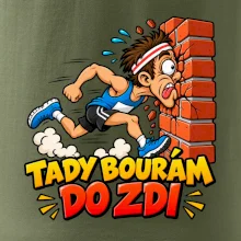 Maratonec tady bourám do zdi