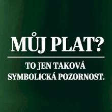 Můj plat? to jen taková symbolická pozornost
