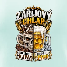 Záříjový chlap -  do 16 káva  od 16 pivo