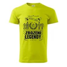 Zrození legendy - pro všechny - vlastní letopočet Zrození legendy - pro všechny - vlastní letopočet