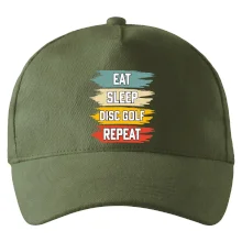 Disc Golf eat sleep barevné Disc Golf eat sleep barevné
