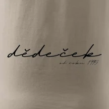 Psací nápis dědeček s ročníkem