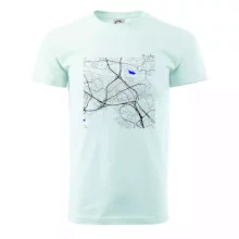 Praha - 14100 mapa s vodními toky